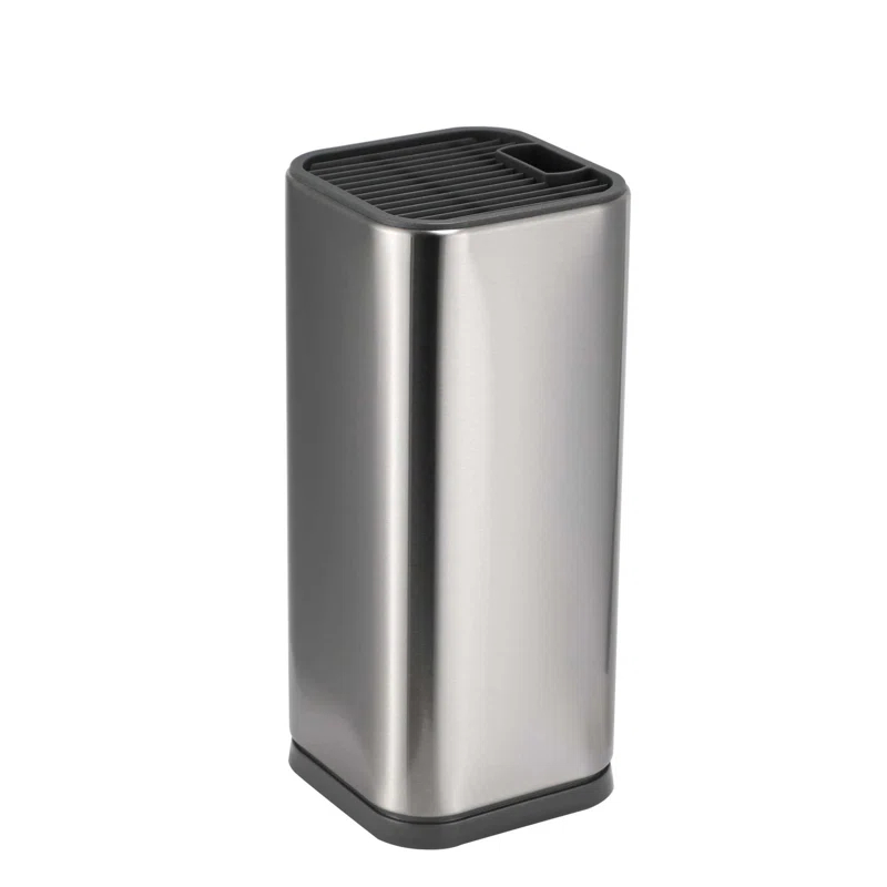 Dura Living Dura Living Universal Knife Block Holder, Stainless Steel Organizer, Space-Saving Storage Stand
