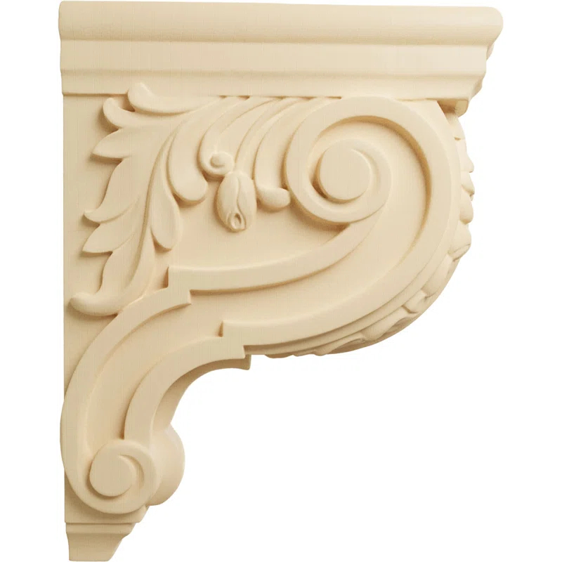 Ekena Millwork Hudson Acanthus Wood Corbel