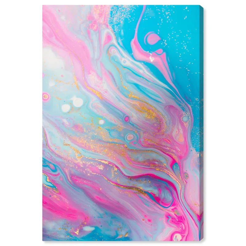 Art Remedy Galactic Reverie Canvas Geode Wall Art by Art Remedy