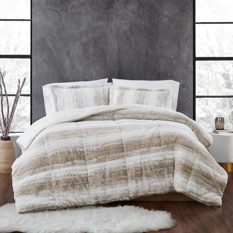 Christian Siriano Christian Siriano NY Snow Leopard Comforter Set