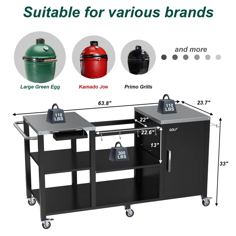 GDLF 63.8'' Modular Kitchen Package