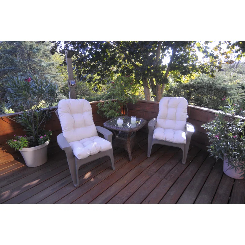 Outdoor 3'' Adirondack Chair Seat / Back Cushion