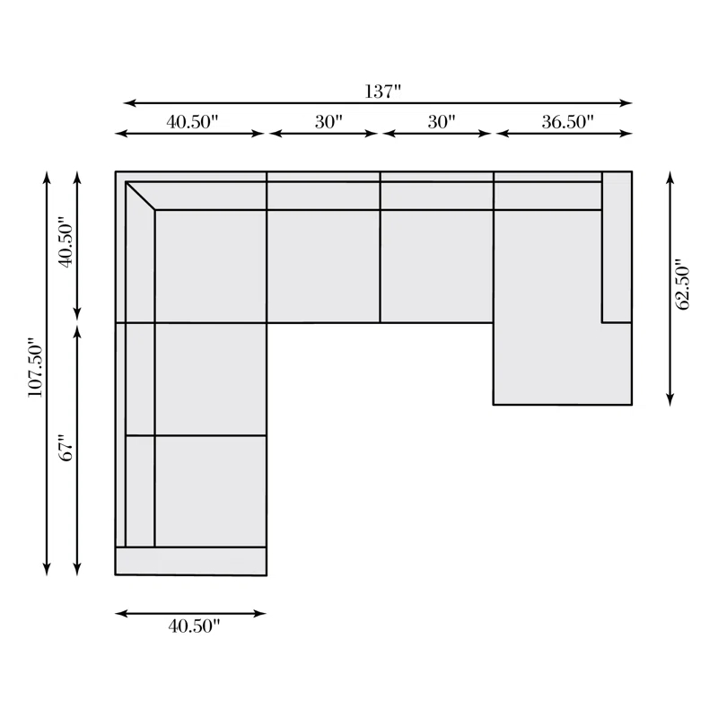 Bernhardt Bernhardt Dawkins Fabric Sectional