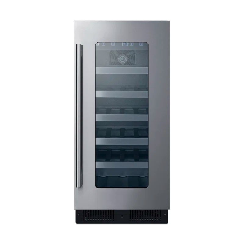 Summit Appliance Summit Appliance Single Zone 14.75'' 23 Bottle Wine Refrigerator with Reversible Door