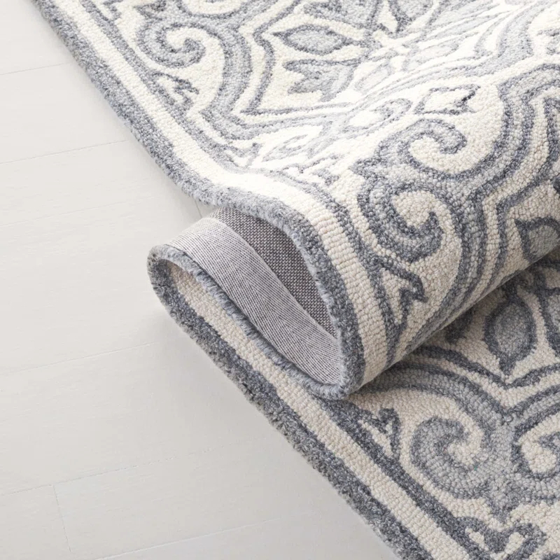 Lauren Ralph Lauren Lauren Ralph Lauren Hand Tufted Wool & Cotton Damask Rug