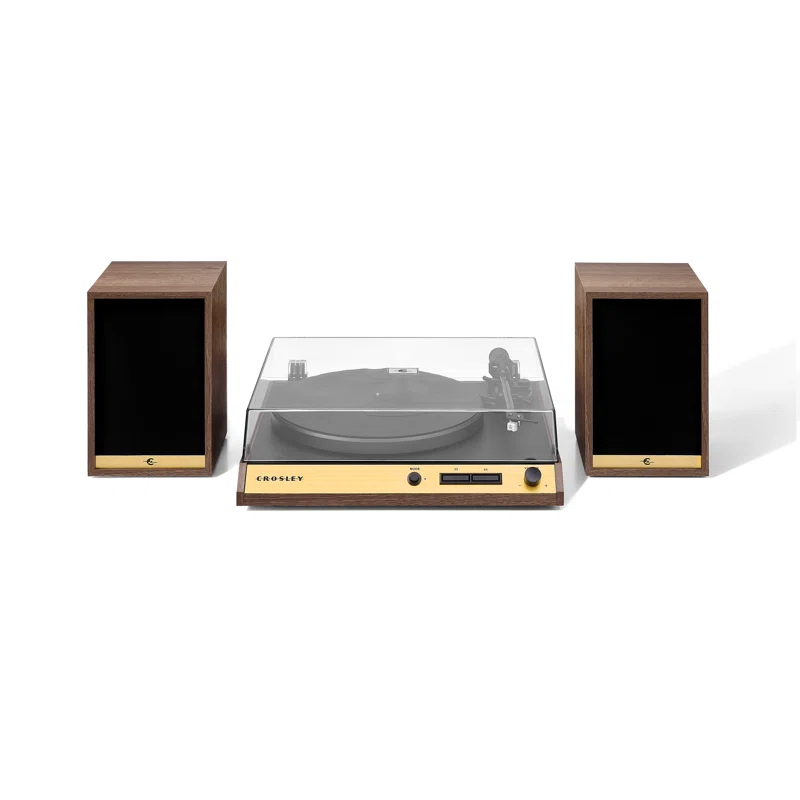 2 - Speed Turntable Decorative Record Player with Bluetooth