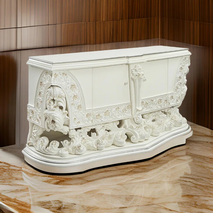 Rosdorf Park Reenan 2-Door Dresser in Antique White