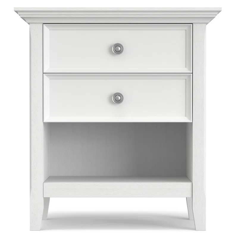 Simpli Home Amherst 24'' W Solid Wood Nightstand