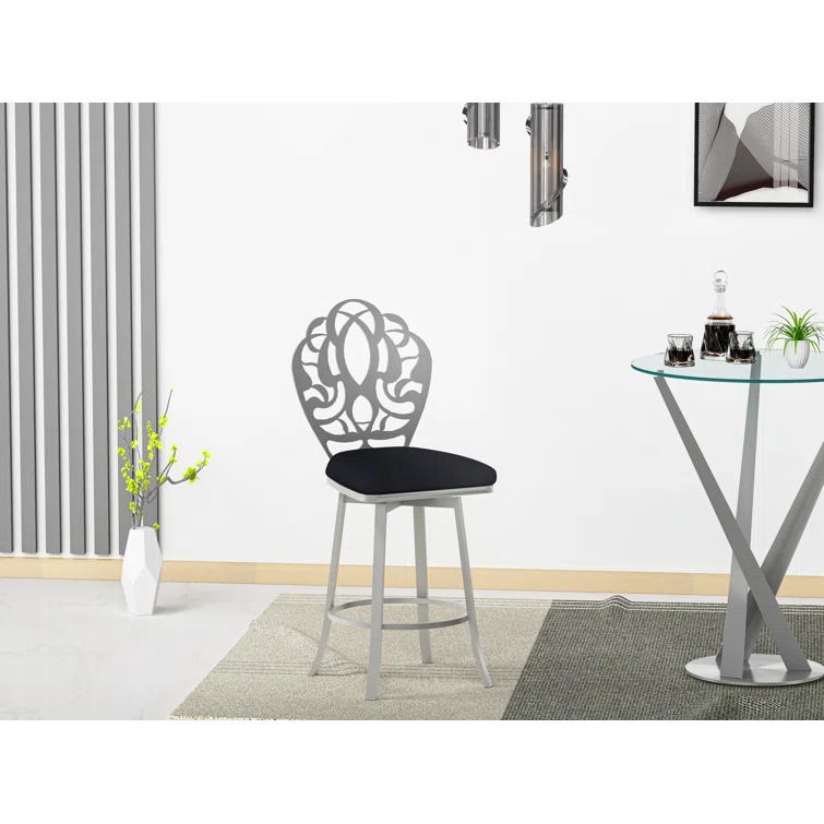Mercer41 Alfonzo Bar & Counter Swivel Stool