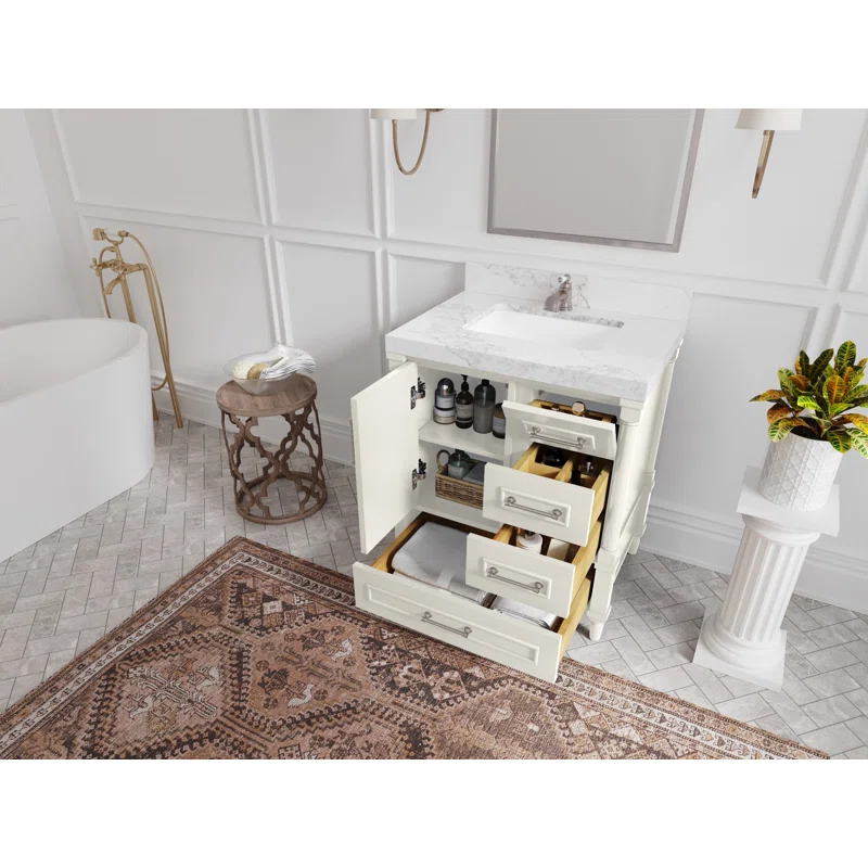 Willow Collections Aberdeen 30'' Single Bathroom Vanity with Top