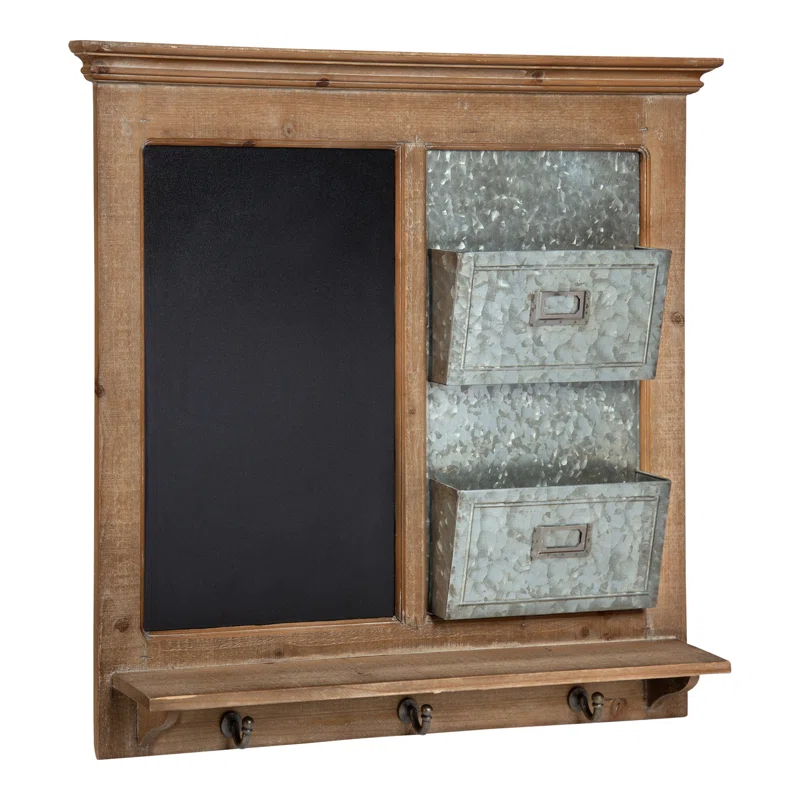 Solid Wood Wall Organizer