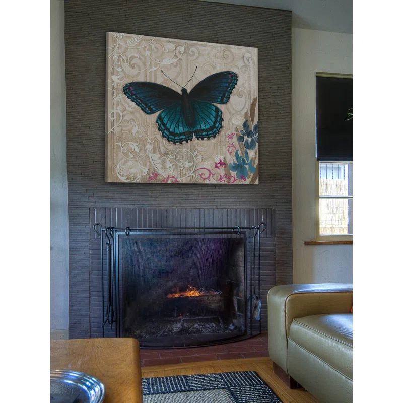 Marmont Hill " A Dark Blue Butterfly " by Alan Hopfensperger