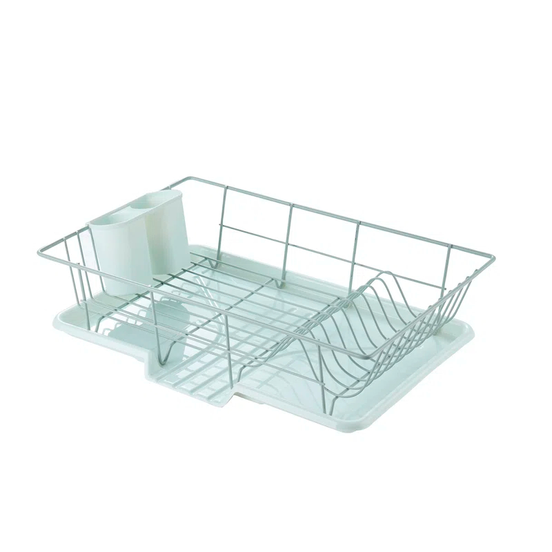 Red Barrel Studio® Steel 3-Piece Large Dish Drainer by Sweet Home Collection