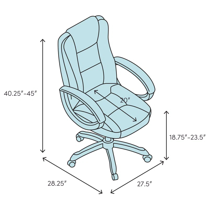 Office Star Products SPACE Executive Chair