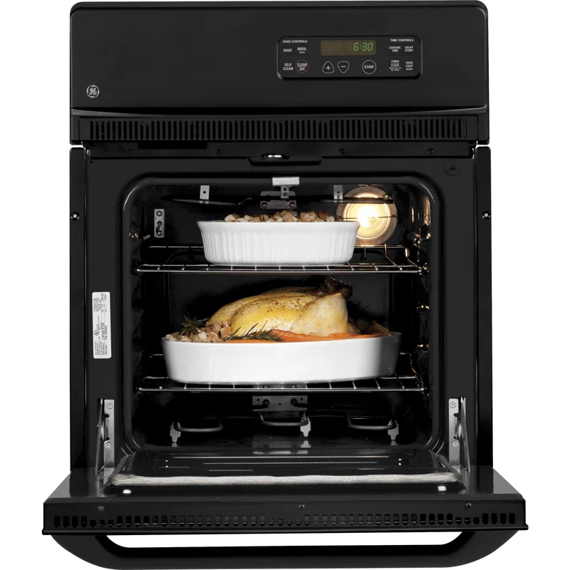 GE Appliances 24" Self Cleaning  Electric Single Wall Oven