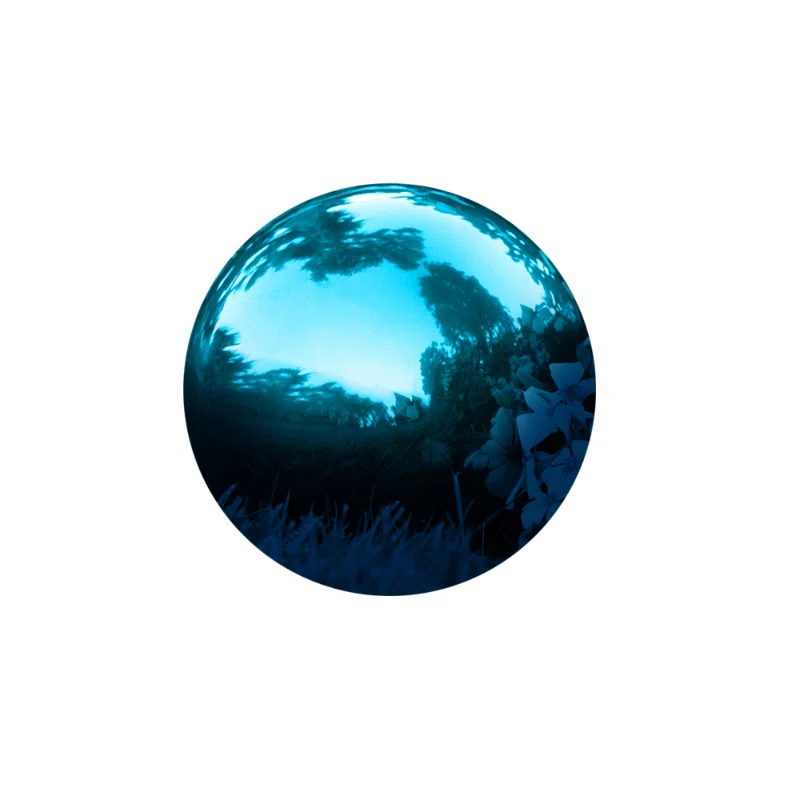 The Holiday Aisle® Champlain Metal Abstract Gazing Ball