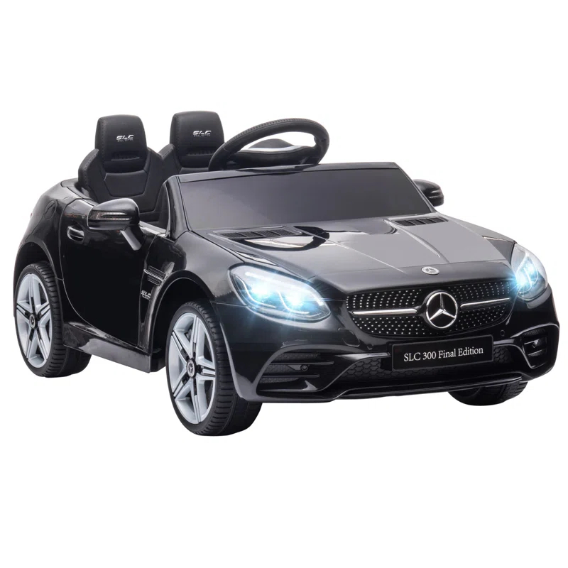 Aosom Aosom 12V Electric Car for Kids Ride On Toy Battery Powered Toddler Electric Vehicles Big Wheels for Girls to Drive