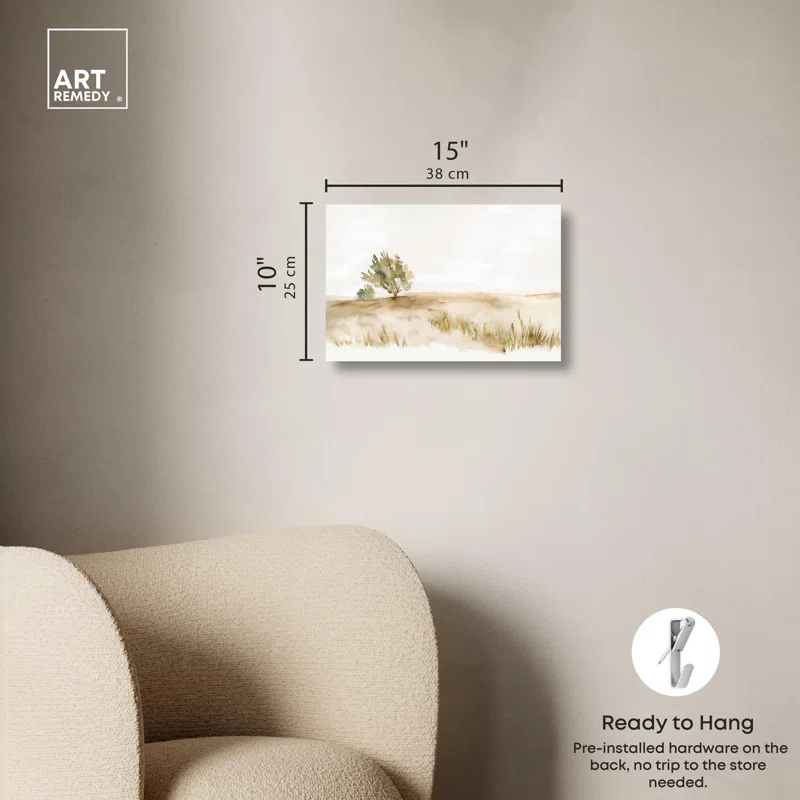 Countryside Escape Canvas Rustic Farmhouse Art by Art Remedy