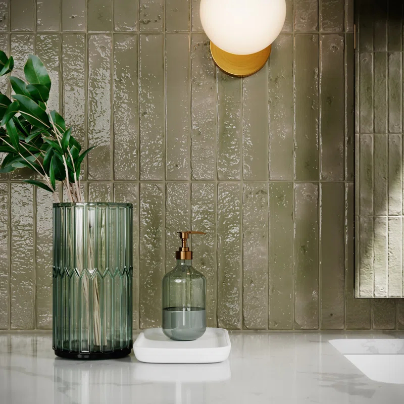 Bond Tile Virtuo 1.45" x 9.21" Ceramic Bullnose Tile Trim