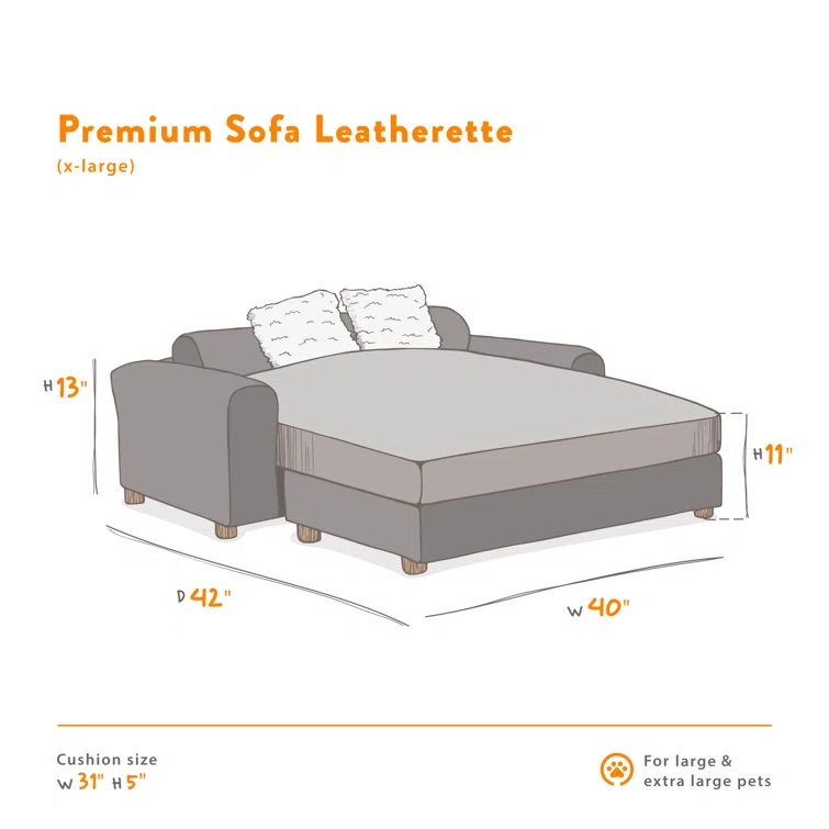 Tucker Murphy Pet™ Kayenta Premium Dog Sofa