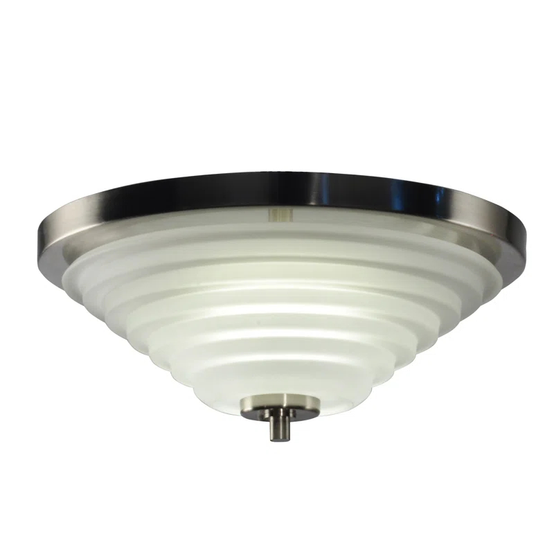 Springdale Lighting Soloman Glass Flush Mount