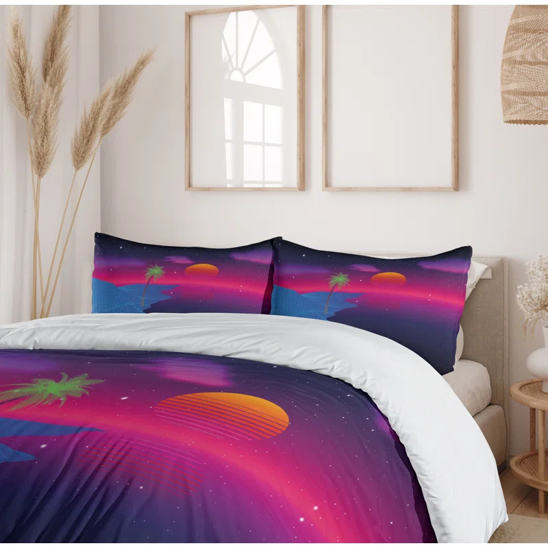 Ambesonne Microfiber Duvet Cover Set | Wayfair