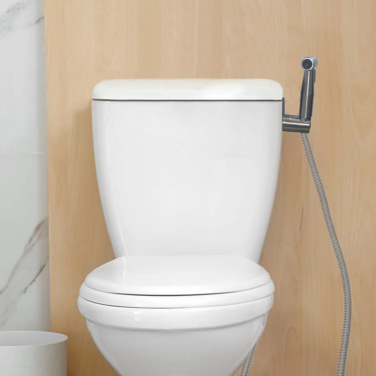 Design House Handheld Bidet Sprayer with Dual Mount and 48-Inch Hose 588913-SS