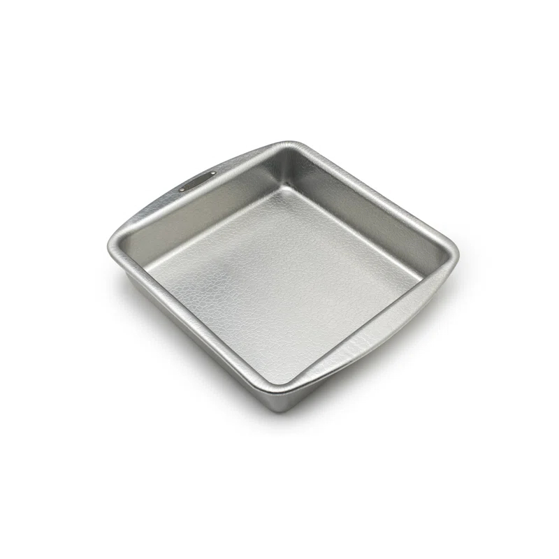 Doughmakers 10'' Aluminum Non-Stick Square Cake Pan