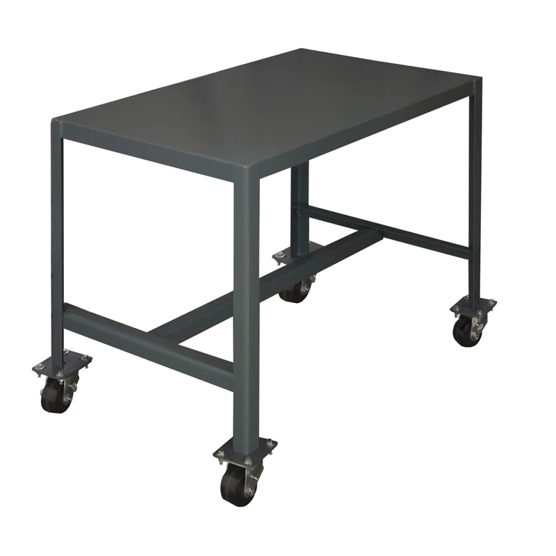 Durham Manufacturing Steel Top Workbench with Wheels