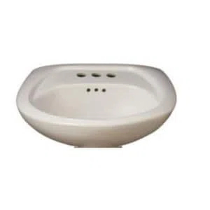 Proflo Proflo 18'' White Vitreous China Oval Bathroom Sink PF5004WH