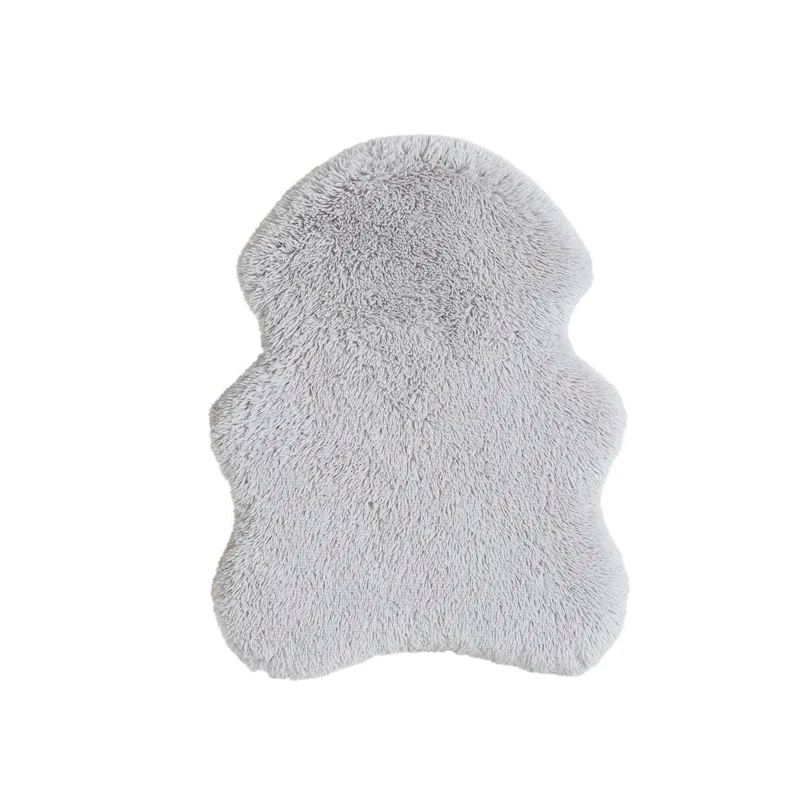 Friends Forever Nala Puprug Faux Fur Orthopedic Dog Bed with Foam, Pup Faux Fur Rug with Removable Bed Cover