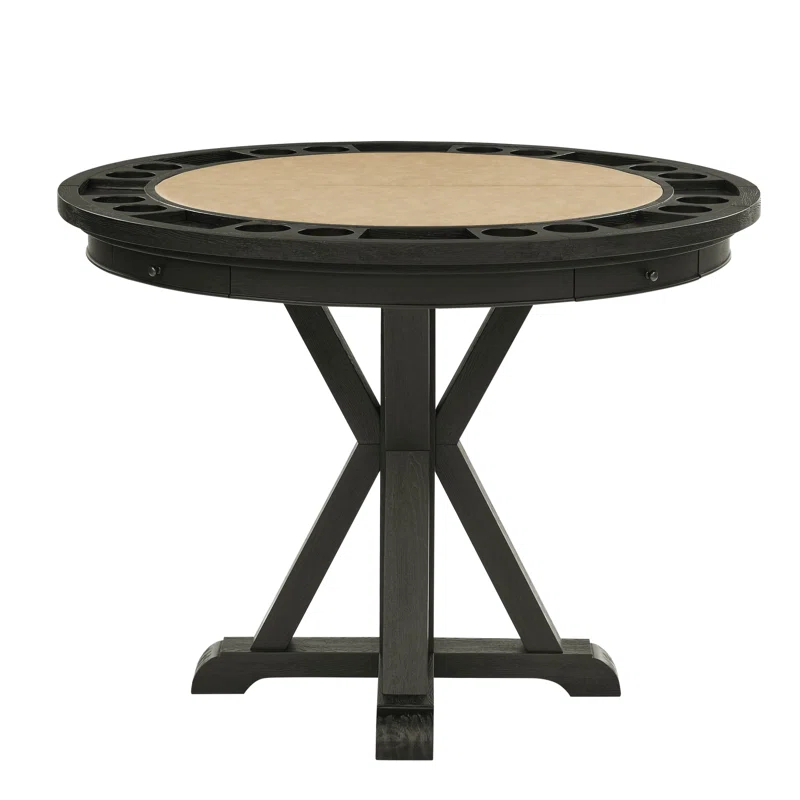 Steve Silver Furniture Steve Silver Furniture 50'' 8 - Player Foldable Poker Table