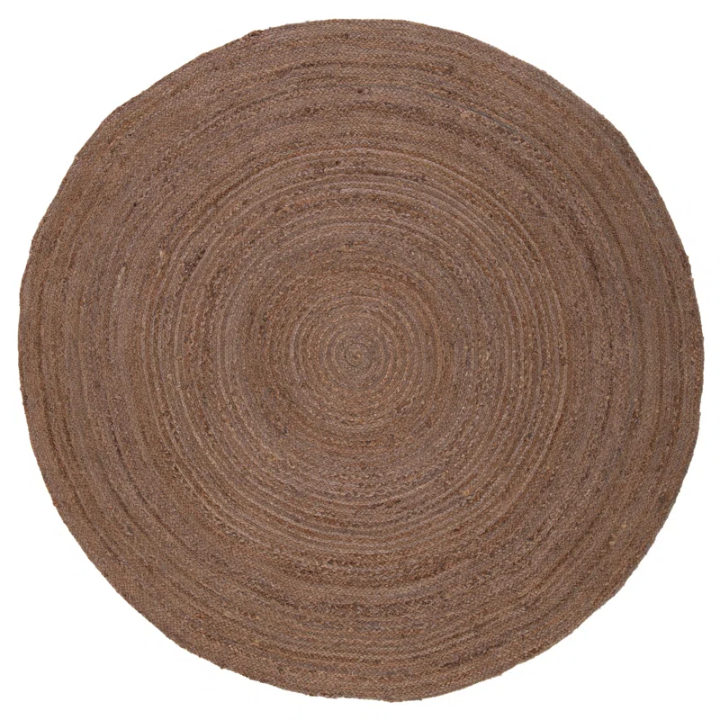 August Grove® Lupica Natural Fiber Hand Woven Jute Solid Color Rug | Wayfair
