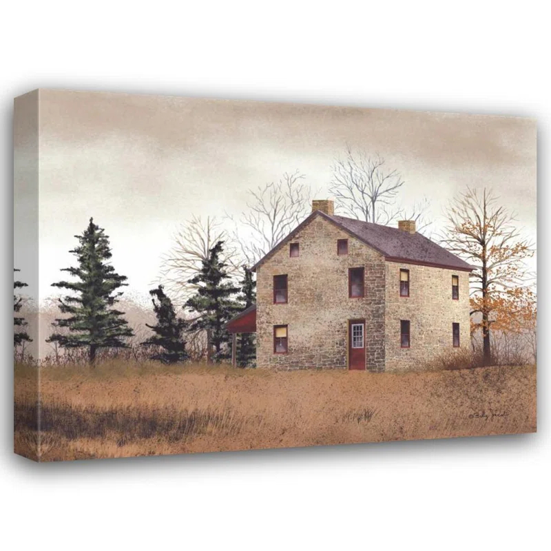 Lark Manor™ Lark Manor™ Jacobs, Billy Gallery Wrapped Canvas Art Titled: Old Stone House