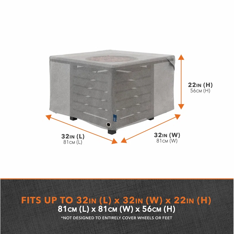 Modern Leisure Garrison Outdoor Fire Pit Cover