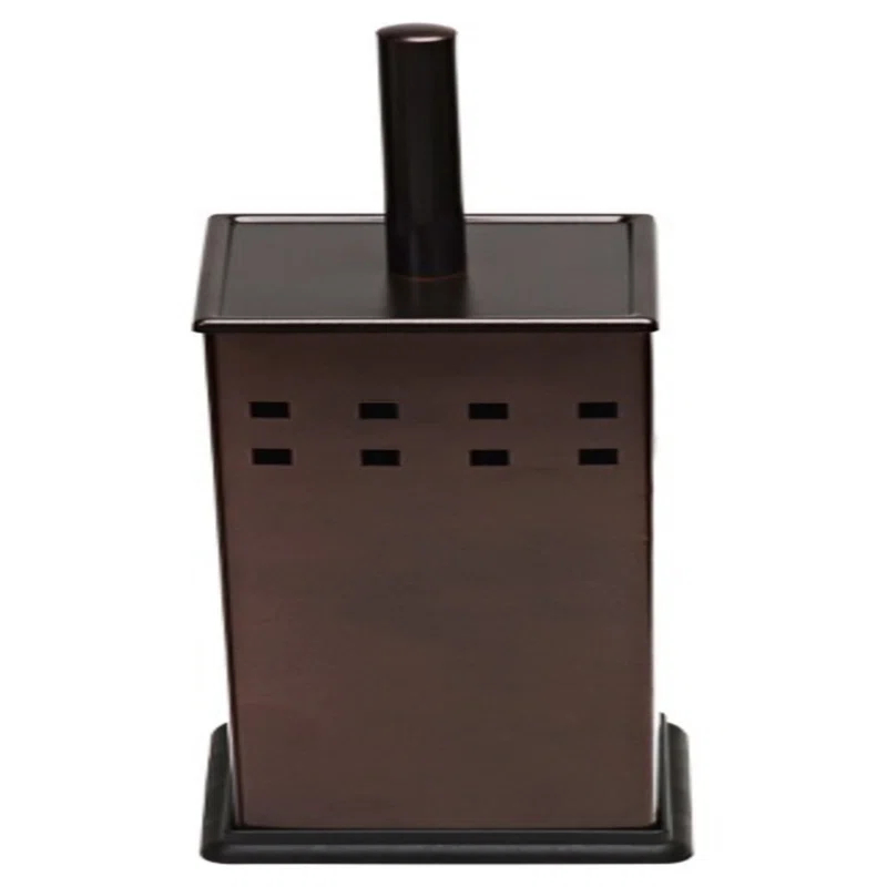 Blue Donuts Blue Donuts Metal Toilet Brush And Holder