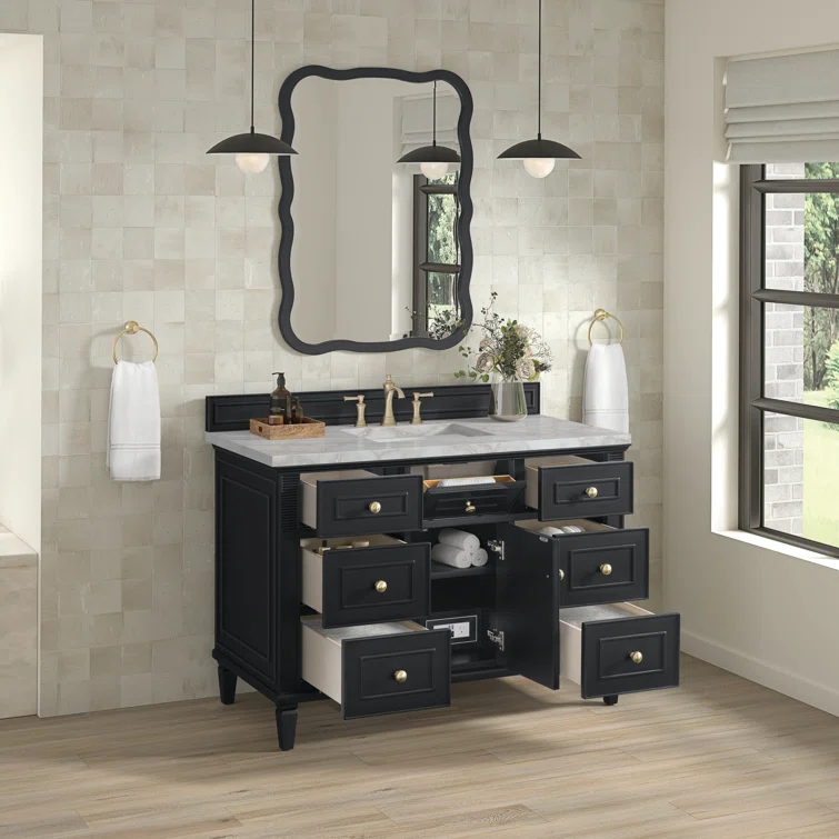 James Martin Vanities Lorelai 48'' Single Bathroom Vanity with Top