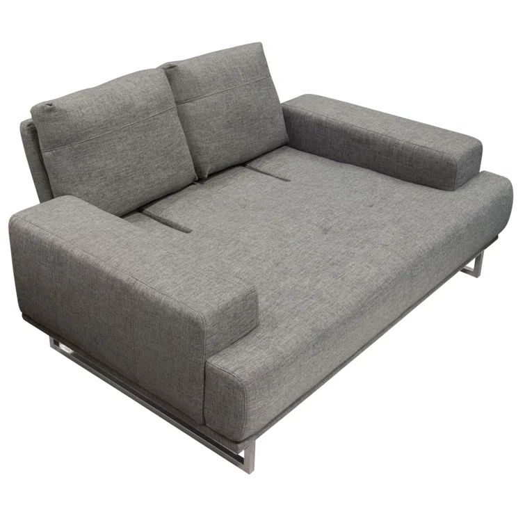 Diamond Sofa 69'' Recessed Arm Modular Loveseat