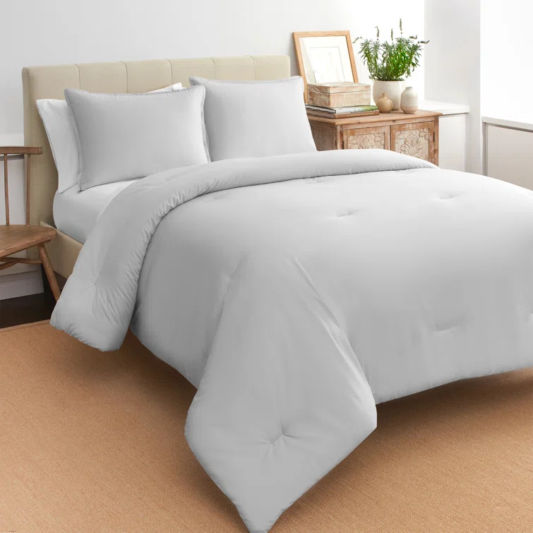 Boutique Living Reversible Percale Cotton Comforter Set