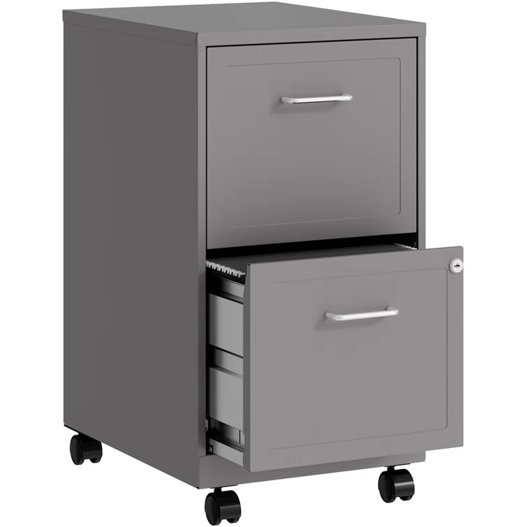 Lorell Soho Mobile 2-Drawer File Cabinet