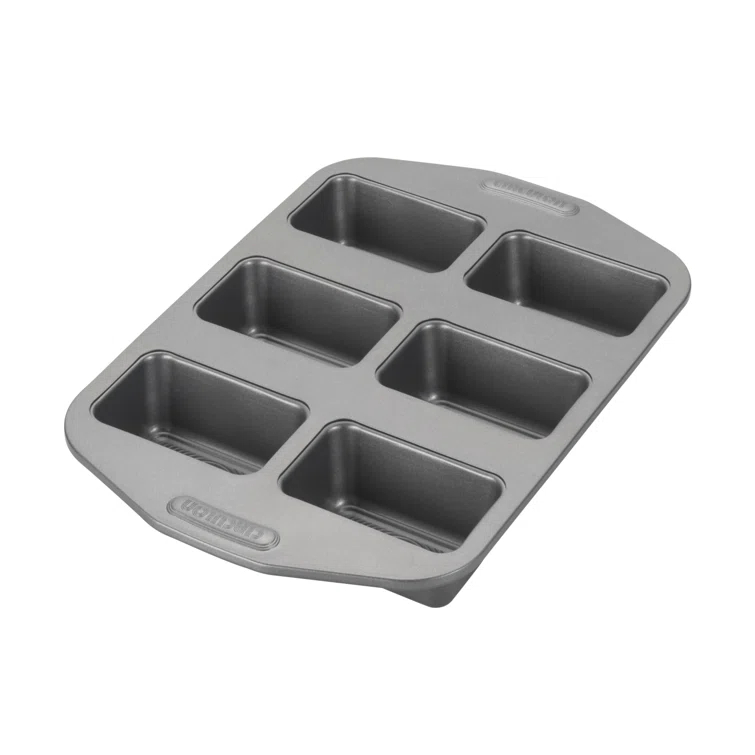 Circulon Circulon Nonstick Bakeware Mini Loaf Pan, 6-Cup, Gray