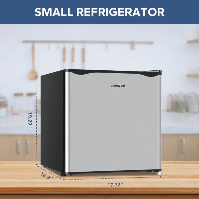 BANGSON BANGSON 1.6 Cu.Ft Mini Fridge With Freezer US-BSR-008