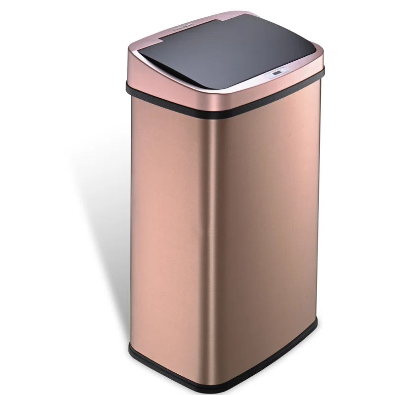 NineStars Nine Stars 13.2 Gallon Stainless Steel Motion Sensor Trash Can