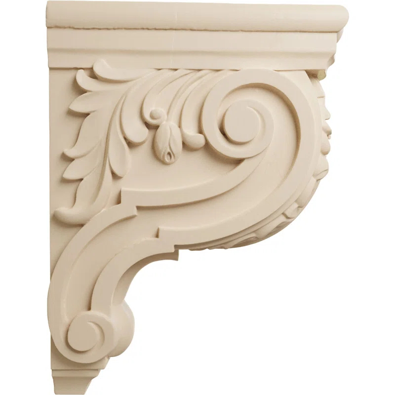 Ekena Millwork Hudson Acanthus Wood Corbel
