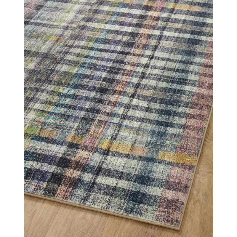 Chris Loves Julia x Loloi Chris Loves Julia x Loloi Humphrey Collection HUM-04 Blue/Yellow/Pink, Contemporary Area Rug