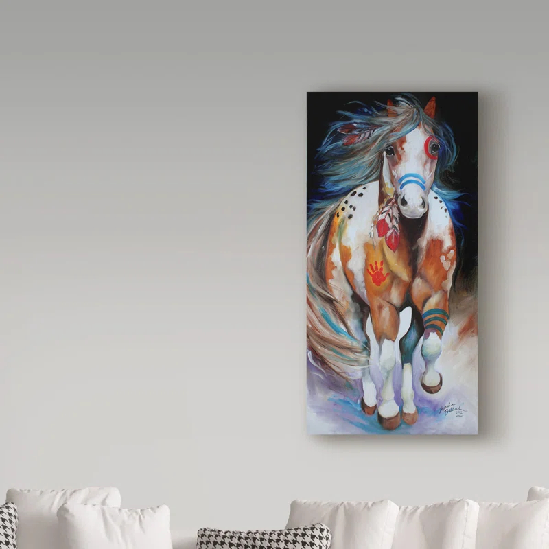 Marcia Baldwin " Brave The Indian War Horse " by Marcia Baldwin