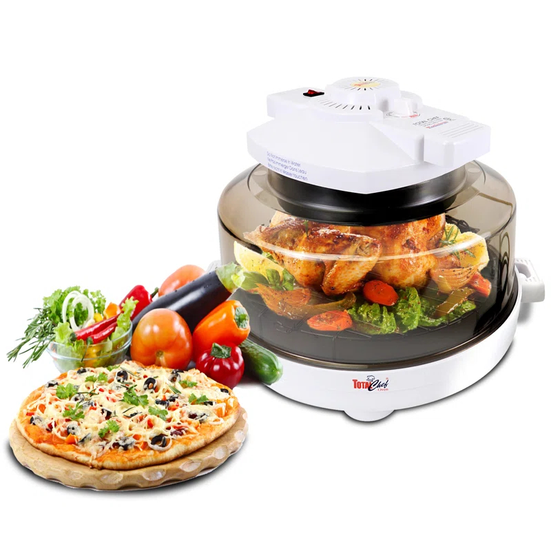 Total Chef Total Chef Countertop Infrared Oven with Convection Air Circulation, 6L