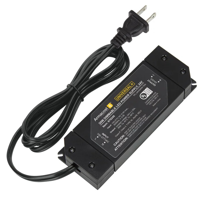 Armacost Lighting Universal+ Dimmable LED Driver 24V DC, Electronic Transformer ELV/MLV/TRIAC 870240