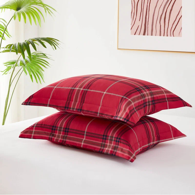 SouthShore Fine Linens Vilano Plaid Oversized Microfiber Duvet Cover Set by Southshore Fine linens
