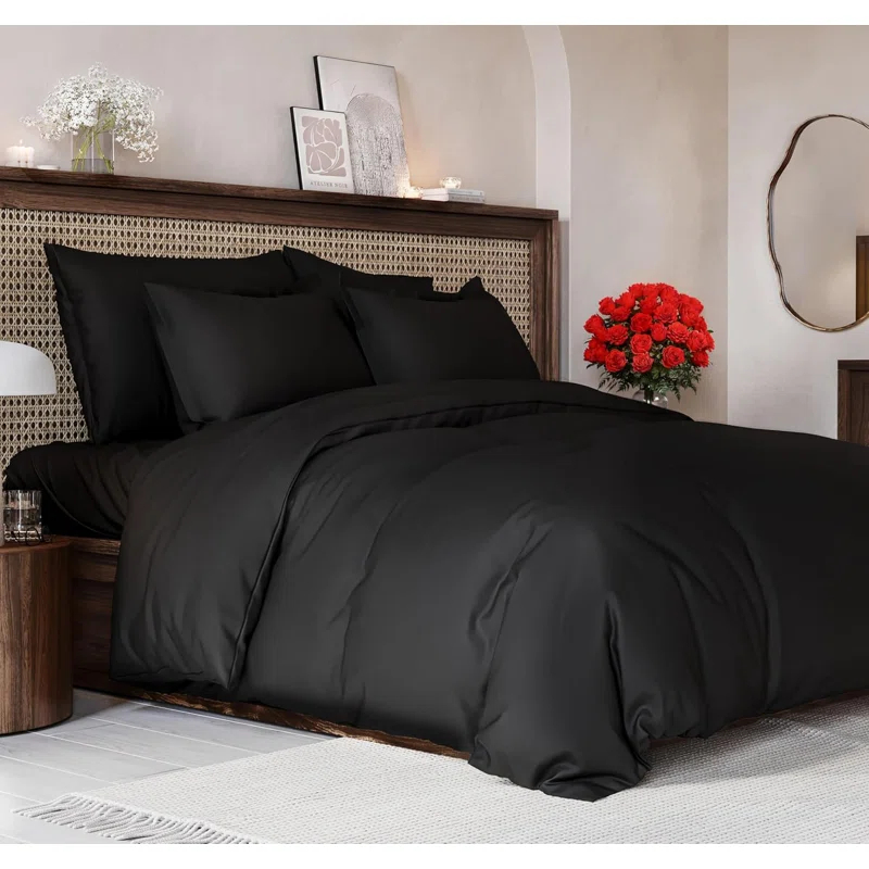 CGK Linens Premium Hotel Quality Soft & Cooling Duvet Cover Set